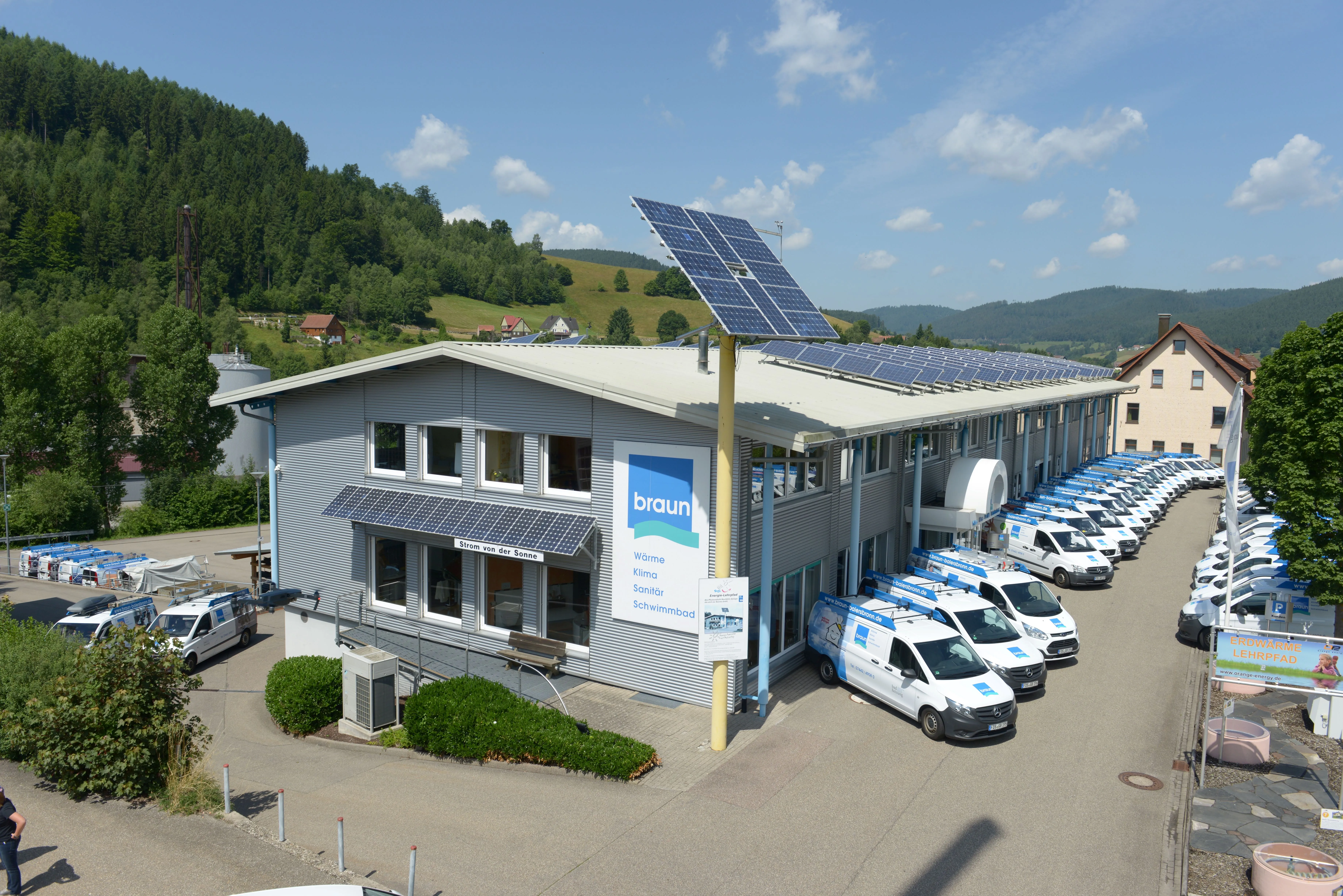 Firmengebäude der Gottfried Braun GmbH in Baiersbronn.