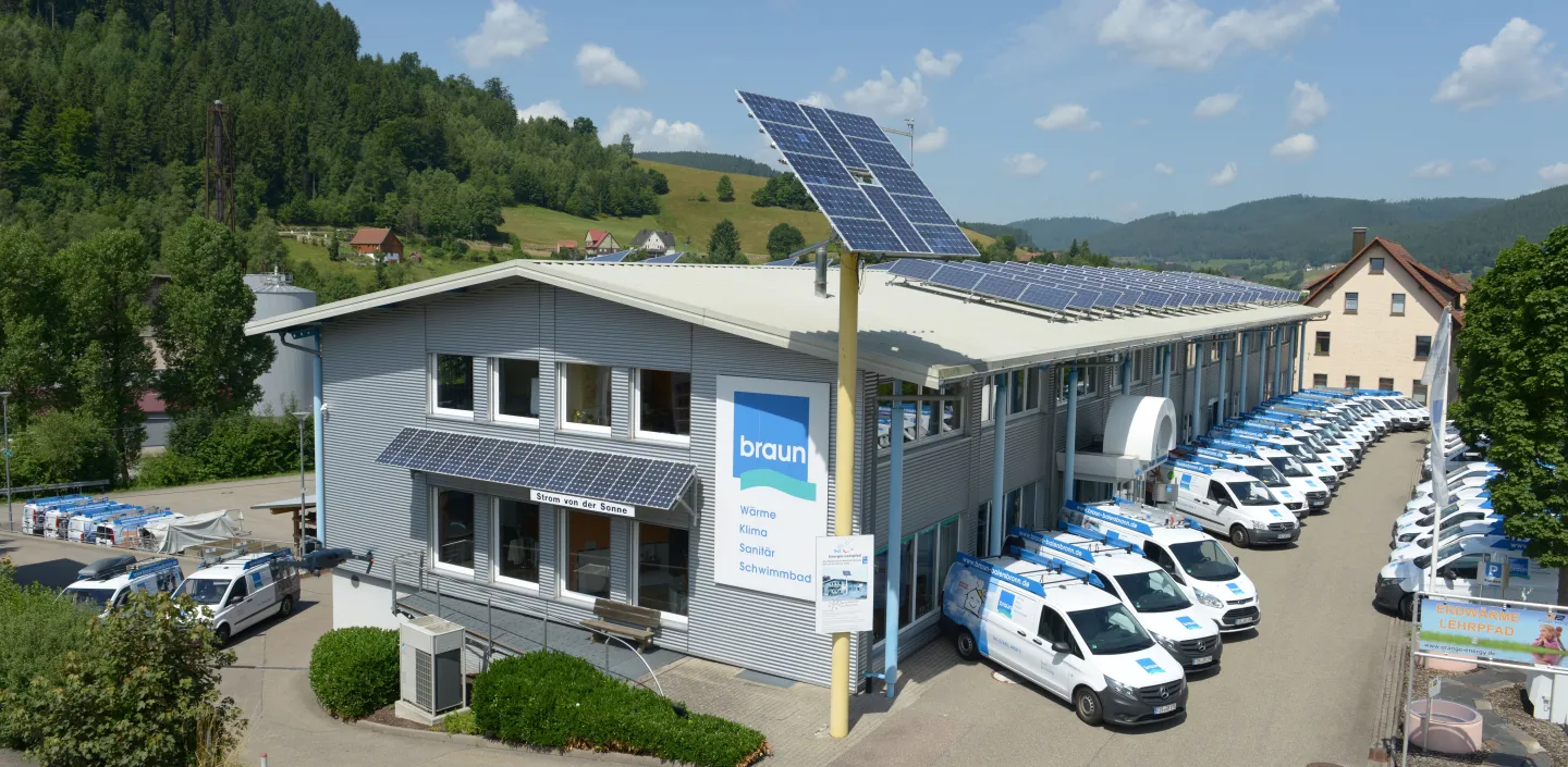 Firmengebäude der Gottfried Braun GmbH in Baiersbronn.