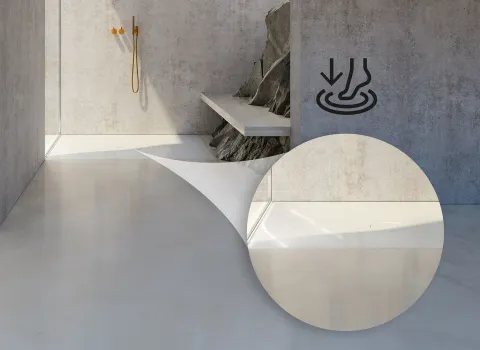 Rutschfeste Duschfliese antirutsch sense von Bette.