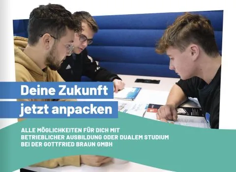Cover der Azubroschuere von Braun GmbH in Baiersbronn.